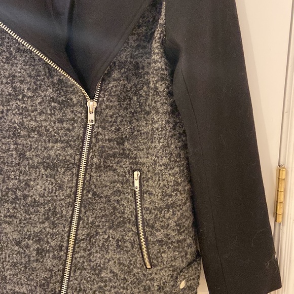 Gorgeous Edgy Wool Blend Coat M - Picture 4 of 8